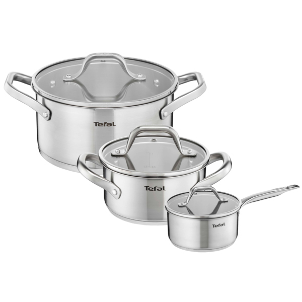 Набор кастрюль (нержавейка) Tefal Hero 6 шт.: 1,6/3/5,4л (E825S374)