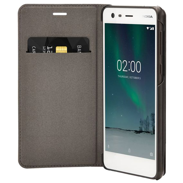Чехол Nokia 2 Leather Flip Cover Black (СP-304) фото
