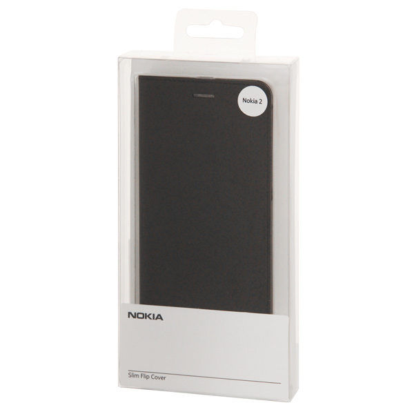 Чехол Nokia 2 Leather Flip Cover Black (СP-304)