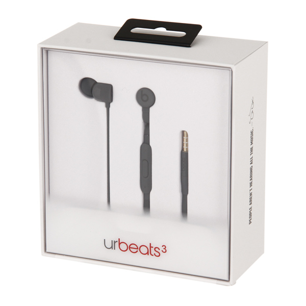 Наушники внутриканальные Beats urBeats3 with 3.5mm Plug Grey (MQFX2ZE/A)