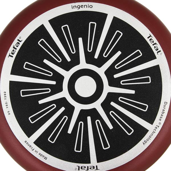 Набор посуды (антипригарное покрытие) Tefal Ingenio Red 4пр. (04175850)