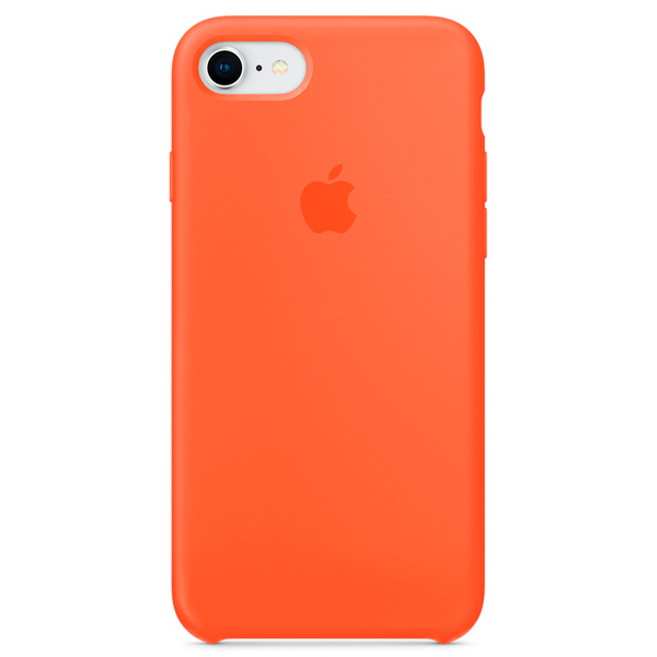 Чехол Apple iPhone 8/7 Silicone Case Spicy Orange (MR682ZM/A)