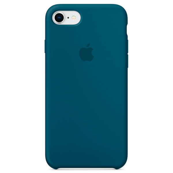 Чехол Apple iPhone 8/7 Silicone Case Cosmos Blue (MR692ZM/A) фото