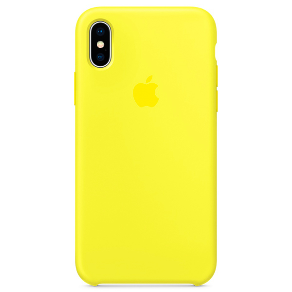 Чехол Apple iPhone X Silicone Case Flash (MR6E2ZM/A)