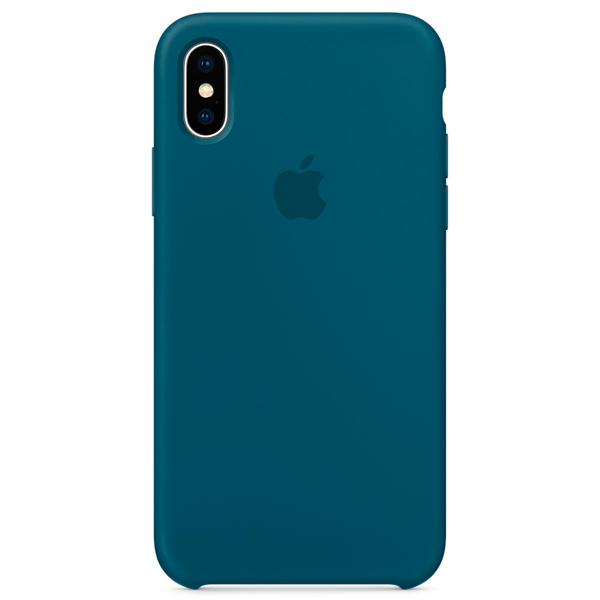 Чехол Apple iPhone X Silicone Case Cosmos Blue (MR6G2ZM/A)