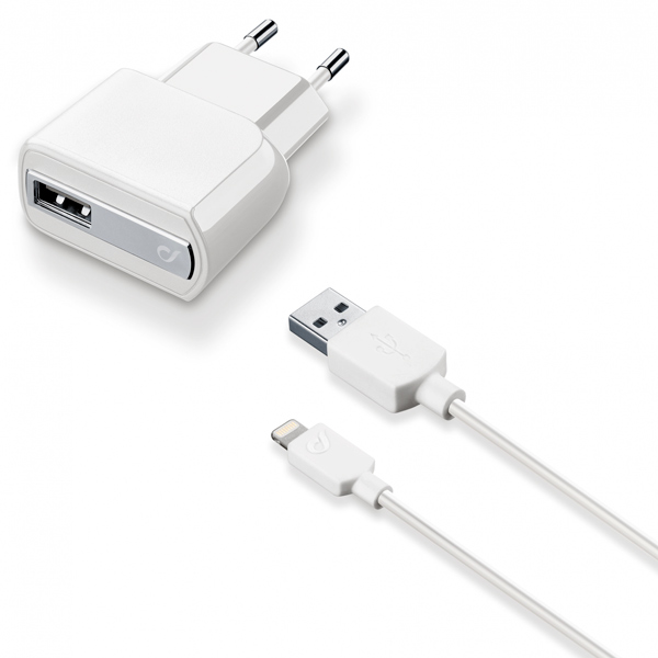 Сетевое зарядное устройство Cellular Line ACHUSBMFIIPH5W фото