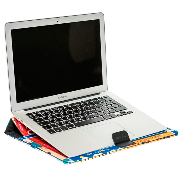 Кейс для MacBook Vivacase для MB Air Plate Num12"-13.3"Blue(VCN-FPN15-blue)