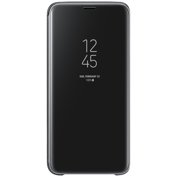 Чехол Samsung Clear View S.Cover для Galaxy S9, черный