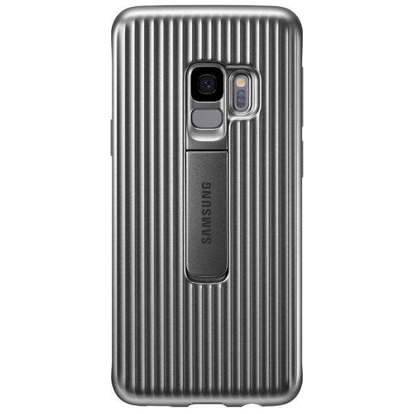 Чехол Samsung Protective S.Cover для Galaxy S9, серебристый фото