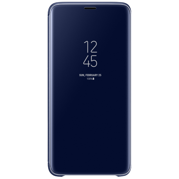 Чехол Samsung Clear View S.Cover для Samsung Galaxy S9+, синий