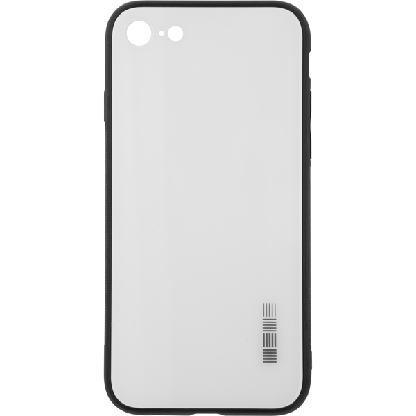 Чехол InterStep для iPhone 7/8 GLASS ADV белый