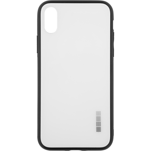 Чехол InterStep для iPhone X GLASS ADV белый фото