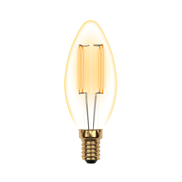 Лампа LED Uniel LED-C35-5W/GOLDEN/E14 GLV21GO фото