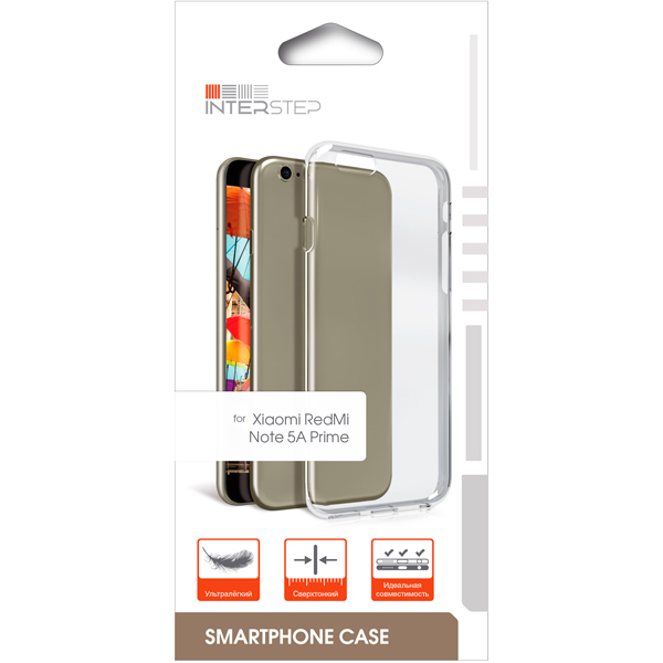 Чехол InterStep Slender ADV для Xiaomi RedMi Note 5A Prime прозр.