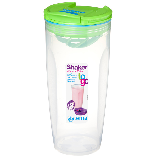 Шейкер для напитков Sistema To-Go Shaker 700мл Green (21378) фото