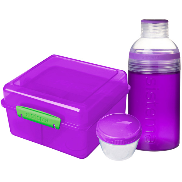 Набор для ланча Sistema Lunch Pack 2л Violet (41580)