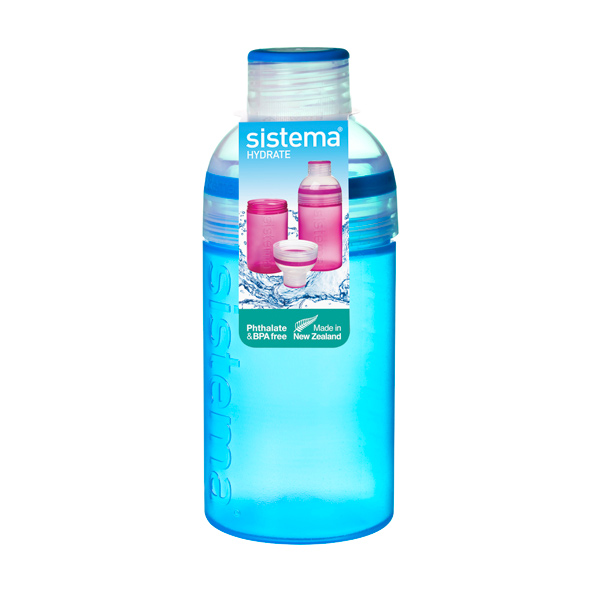 Бутылка для воды Sistema Hydrate Trio 480мл Blue (820) фото