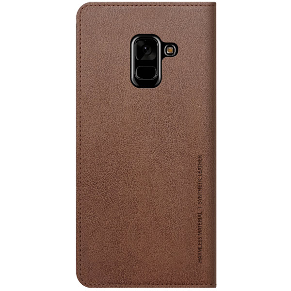 Чехол Araree Mustang Diary для Samsung A8 (2018) Saddle коричневый