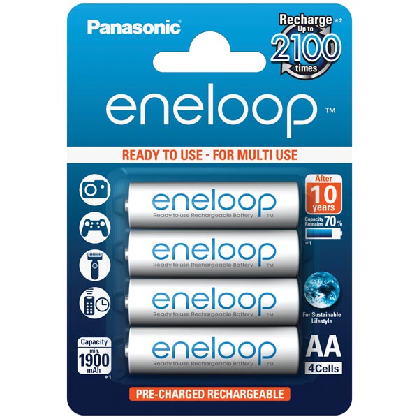 Аккумулятор Panasonic Eneloop BK-3MCCE/4BE фото