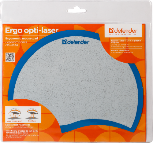 Коврик для мыши Defender ERGO OPTI-LASER 50513