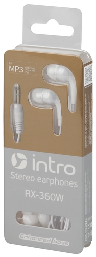 Наушники внутриканальные Intro RX-360W белый