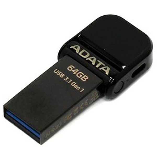 Флеш-диск ADATA 64GB AI920 Black