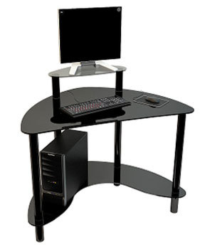 Стол компьютерный АКМА MIST-01 Черный лак