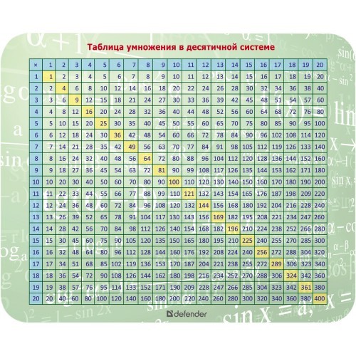 Коврик для мыши Defender School (50305)