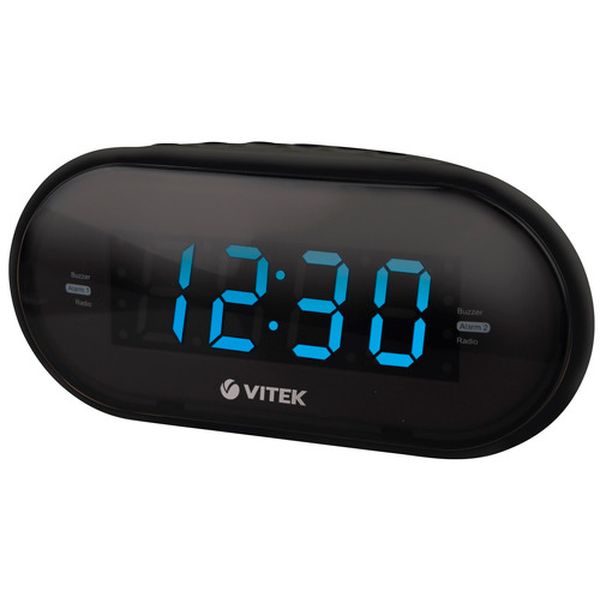 Радио-часы Vitek VT-6602 черный фото