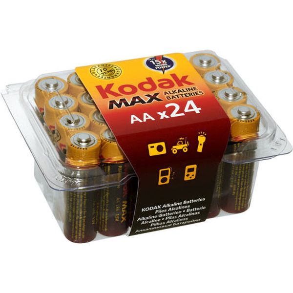 Батарея Kodak MAX LR6-24 PLASTIC BOX [24 AA PVC] фото
