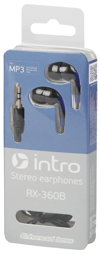 Наушники внутриканальные Intro RX-360B синий