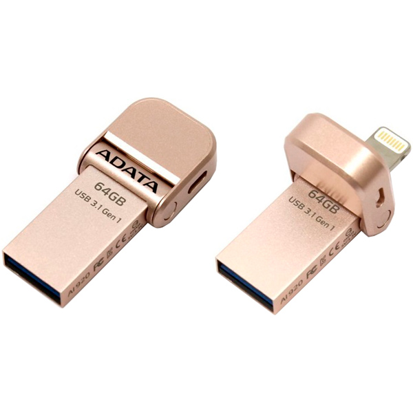 Флеш-диск ADATA 64GB AI920 Rose Gold