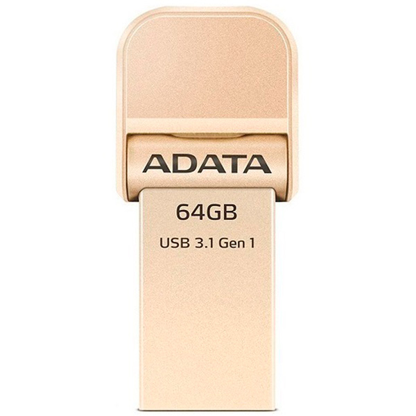 Флеш-диск ADATA 64GB AI920 Gold фото