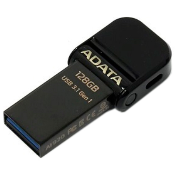 Флеш-диск ADATA 128GB AI920 Black фото