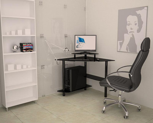 Стол компьютерный АКМА MIST-02 Черный