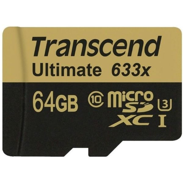 Карта памяти MicroSD Transcend TS64GUSDU3 фото
