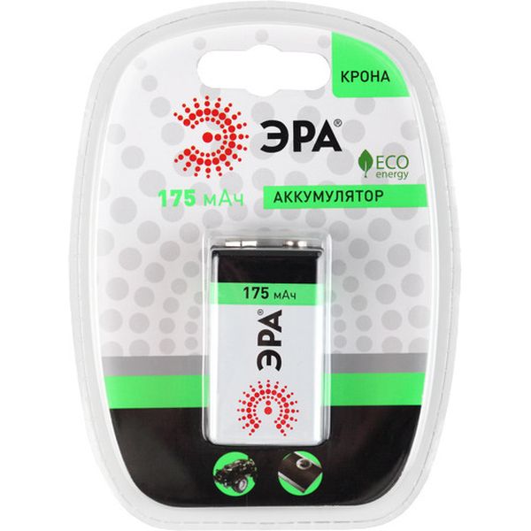 Аккумулятор ЭРА 9V-1BL 175MAH фото