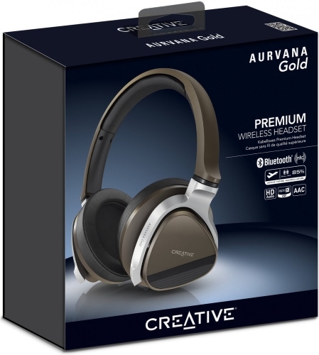 Наушники полноразмерные Creative AURVANA Gold черный