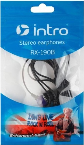 Наушники внутриканальные Intro RX-190B синий
