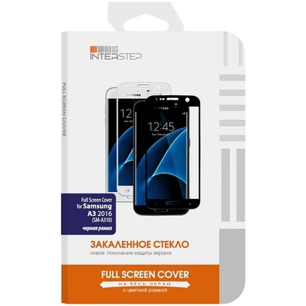 Защитное стекло InterStep для Samsung Galaxy A3 2016 BL фото