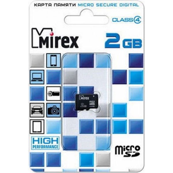 Карта памяти SD Micro Mirex 13612-MCROSD02 фото