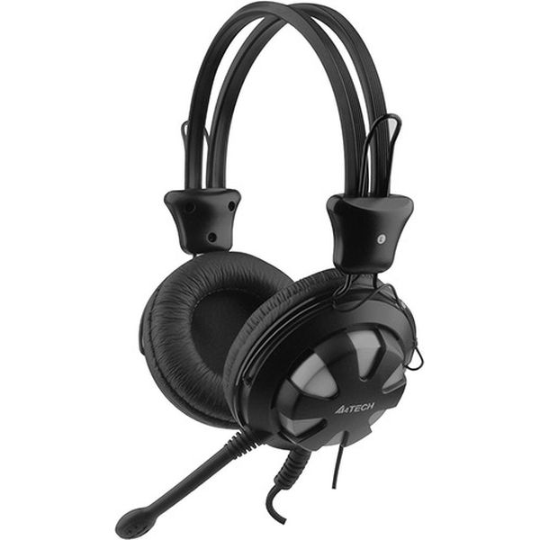 Компьютерная гарнитура A4Tech HS-28 Black/серебристый фото