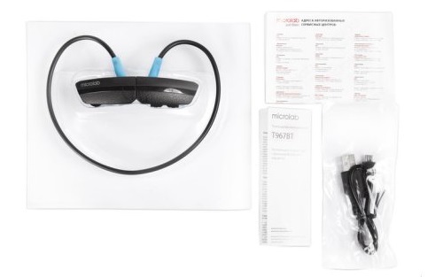 Наушники полноразмерные Microlab T967BT Black/синий