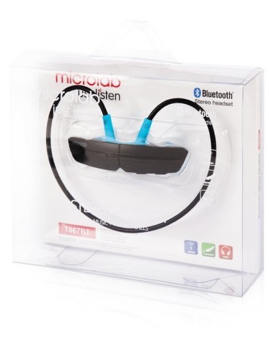 Наушники полноразмерные Microlab T967BT Black/синий
