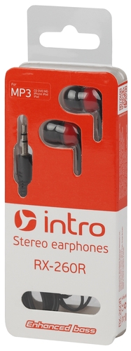 Наушники внутриканальные Intro RX-260R