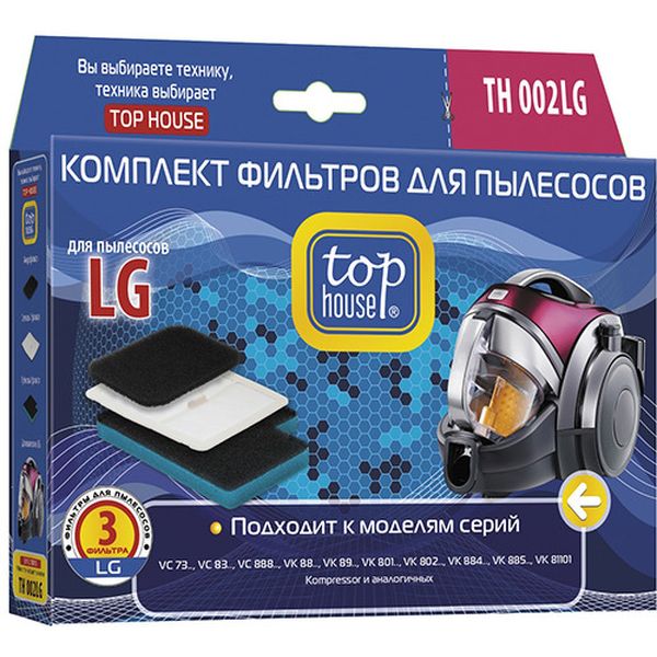 Фильтр для пылесоса Top House 002LG фото