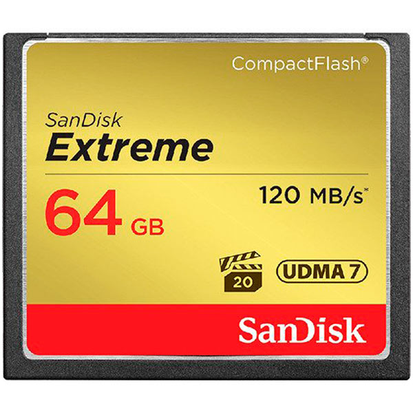 Карта памяти CompactFlash SanDisk SDCFXSB-064G-G46 фото