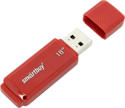 Флеш-диск Smartbuy 16GB Dock Red(SB16GBDK-R)
