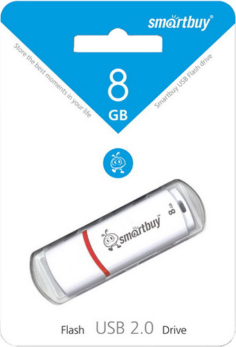 Флеш-диск Smartbuy 8GB Crown White(SB8GBCRW-W)