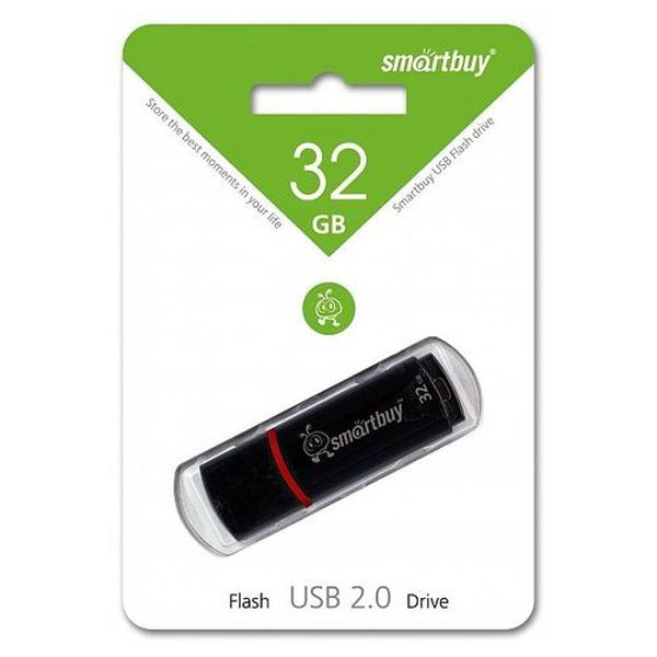 Флеш-диск Smartbuy 32GB Crown Black(SB32GBCRW-K) фото